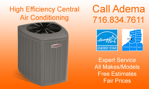 Central Air Conditioner, High Velocity Air Conditioner, & Ductless Air Conditioning System Sales, Installation & Service, Buffalo, NY & WNY