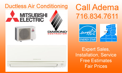 Mitsubishi Electric Ductless Air Conditioning System Sales, Installation & Service, Buffalo, NY & WNY